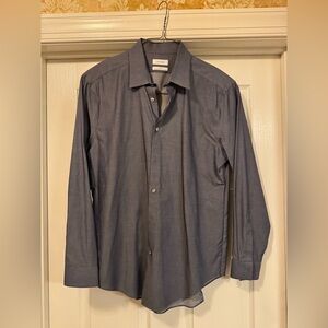 Calvin Klein Men's Charcoal Dress Shirt - Slim Fit (non-iron)